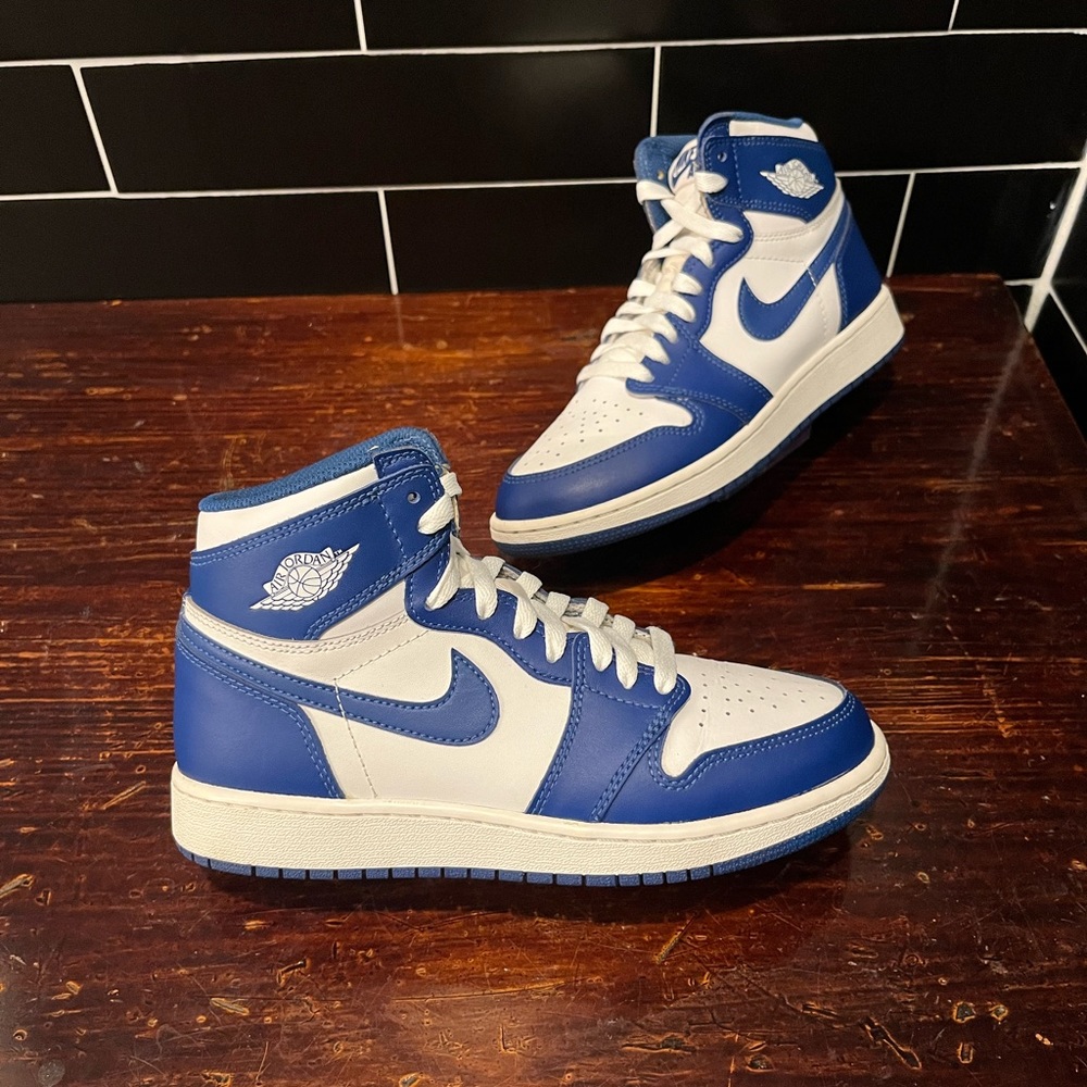 Air Jordan 1 Storm Blue Size 5.5 Youth No Box 2016 Release